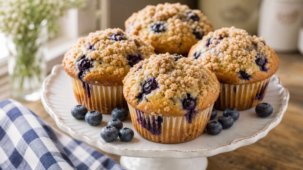 Blueberry muffins